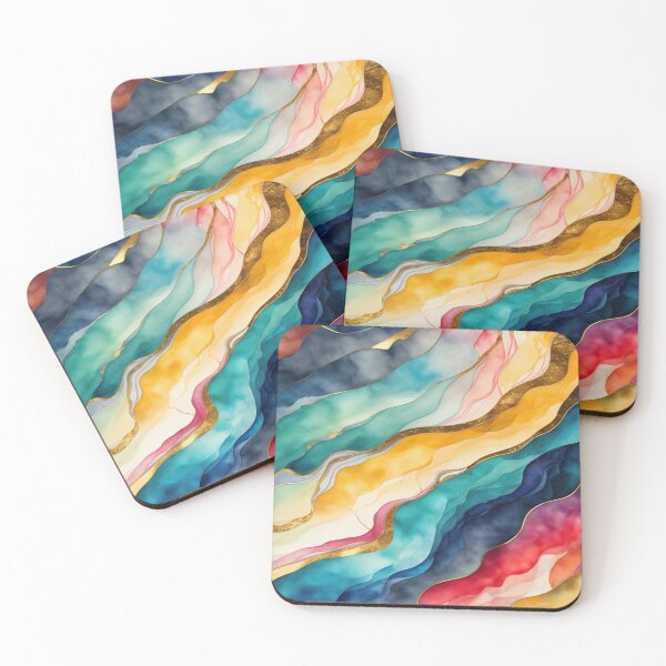 Item preview, Rainbow Watercolor Marble designed and sold by magicwillow.