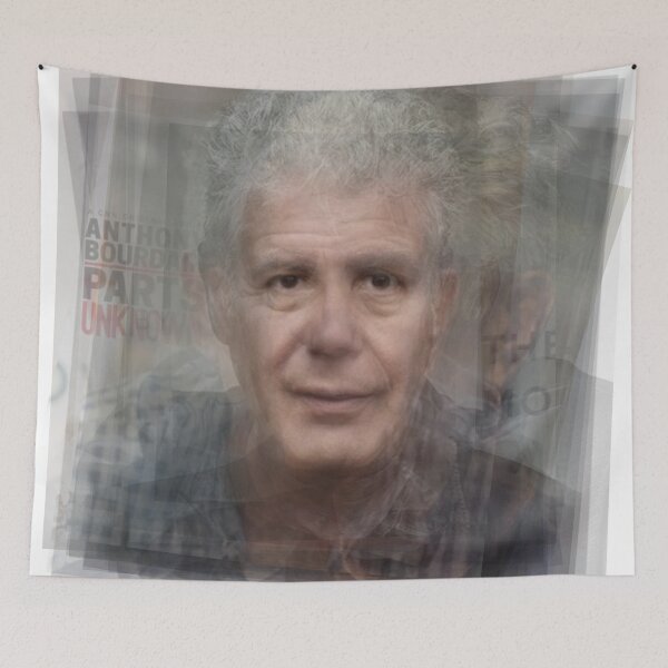 Item preview, Anthony Bourdain Portrait Overlay designed and sold by Steven Socha.