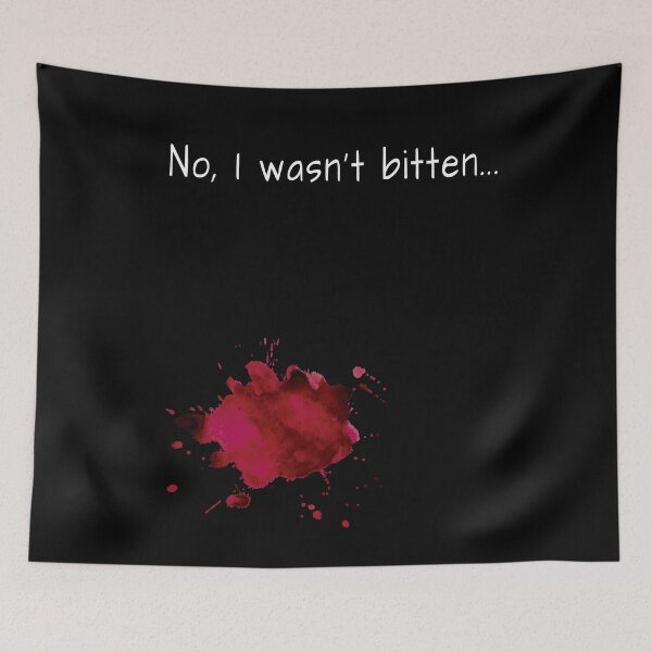 Item preview, No, I Wasn´t Bitten... Zombie Halloween designed and sold by MooonTees.