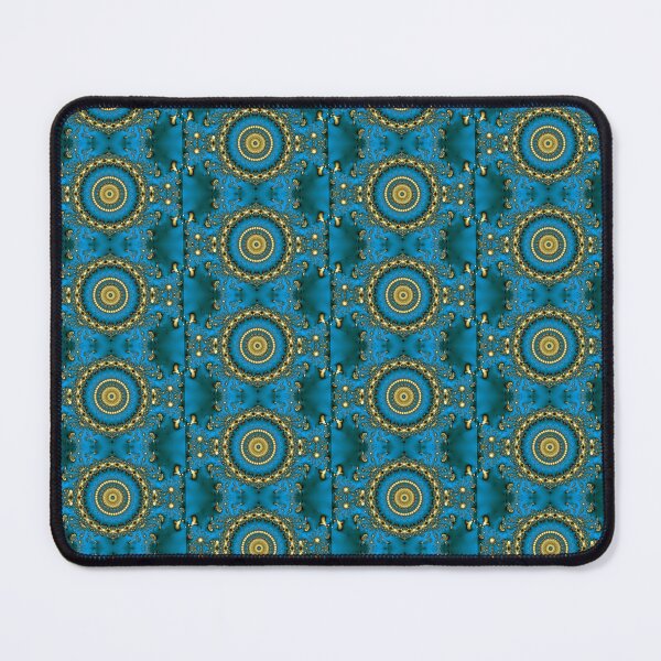 Item preview, Mandala Blue Mystical Golden Sky Universe Eye Abstract Galaxy Painting Positive Patterned Energy Night designed and sold by RTSGlobal.