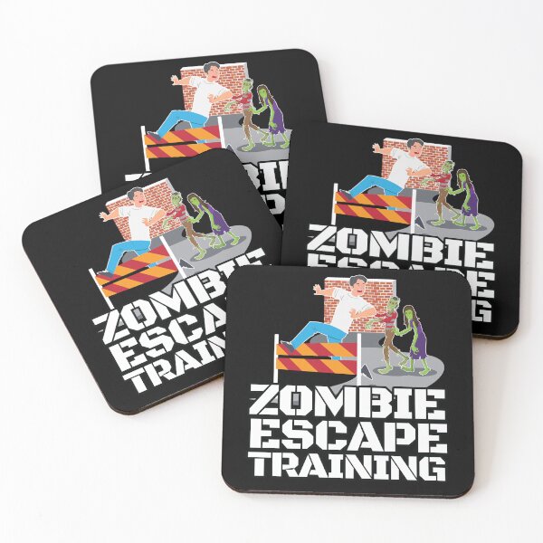 Item preview, Zombie Escape Training Halloween Monster designed and sold by MooonTees.