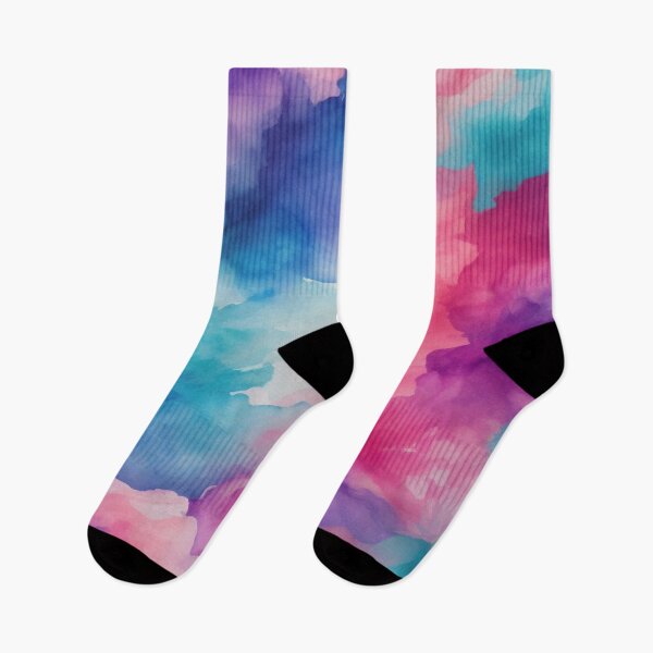 Item preview, Blue Pink and Purple Watercolor Pattern designed and sold by magicwillow.