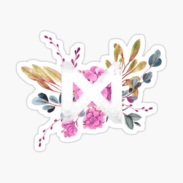 Monsta X + Flores Pegatina