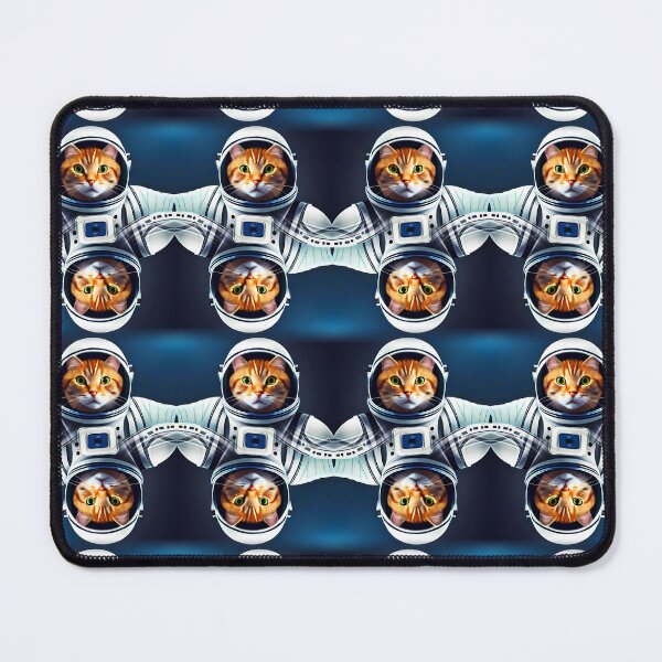 Item preview, Astronaut Cat Wave Pattern designed and sold by artbibun.
