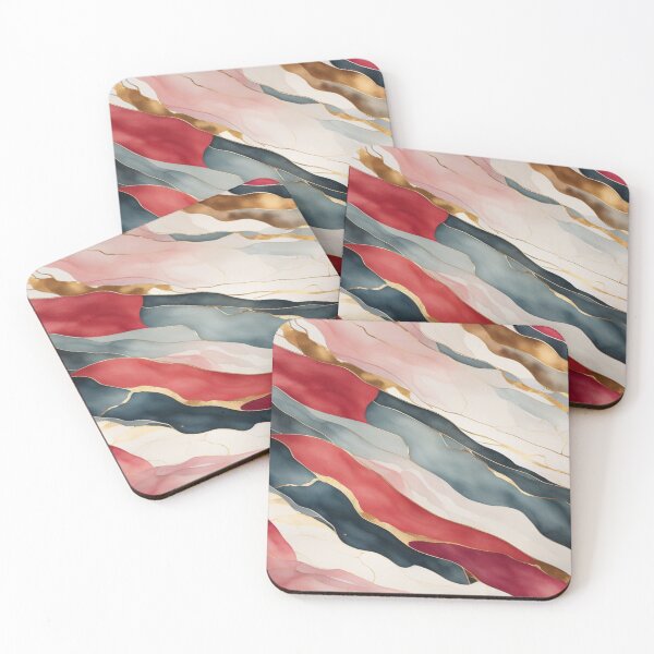 Item preview, Red and Black Marble Pattern designed and sold by magicwillow.