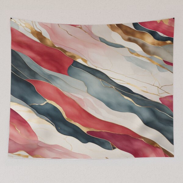 Item preview, Red and Black Marble Pattern designed and sold by magicwillow.