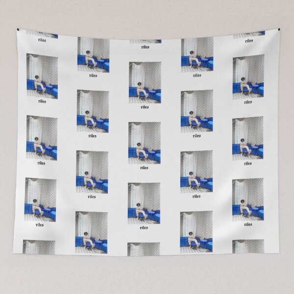 Item preview, Rilès - Blue sofa poster designed and sold by TeeDesignery1.
