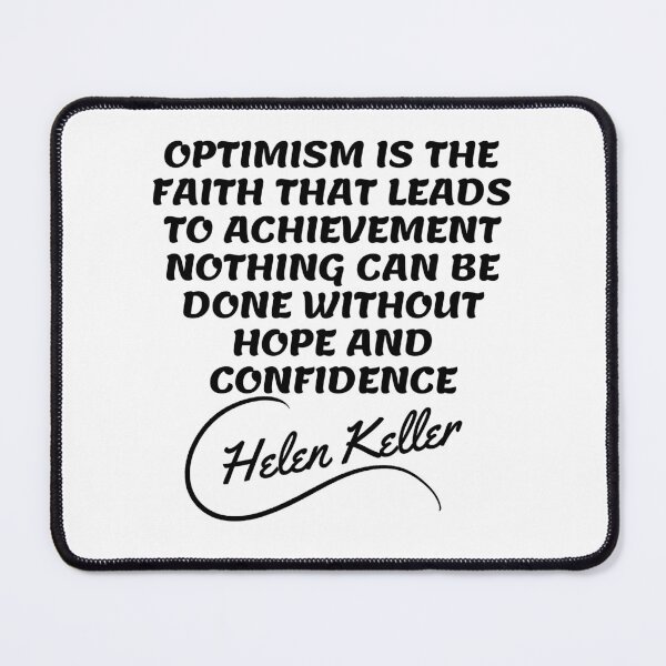 Item preview, Helen Keller Quotes - Optimism designed and sold by Writer Quotes.
