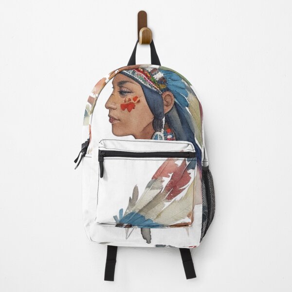 Item preview, watercolor Native Americane Head designed and sold by Mo-rx.