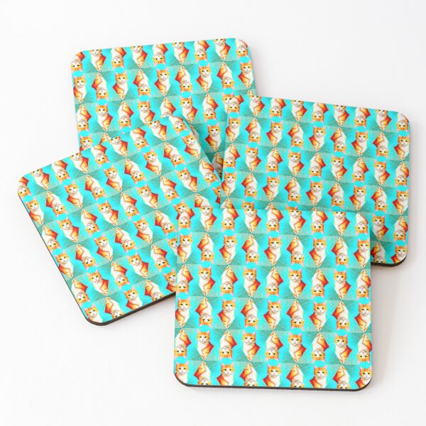 Item preview, Beauty Cat Triangle Pattern designed and sold by artbibun.