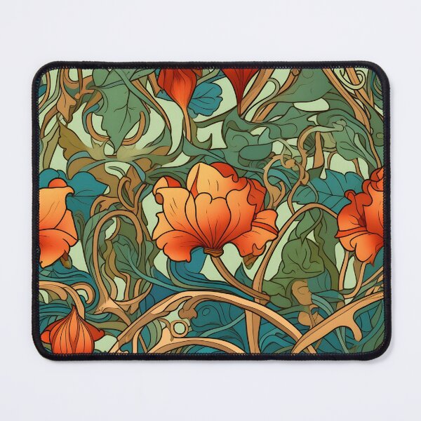 Item preview, Art Nouveau Florals   designed and sold by DegenerateDsign.