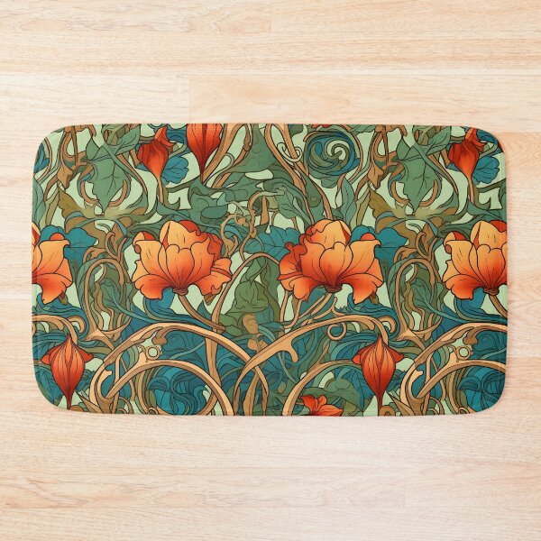 Item preview, Art Nouveau Florals   designed and sold by DegenerateDsign.