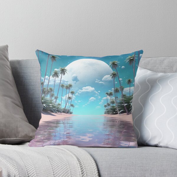 Item preview, Tranquil Paradise: Psychedelic Beach Art with Swirling Vortexes designed and sold by OdysseyArtworks.