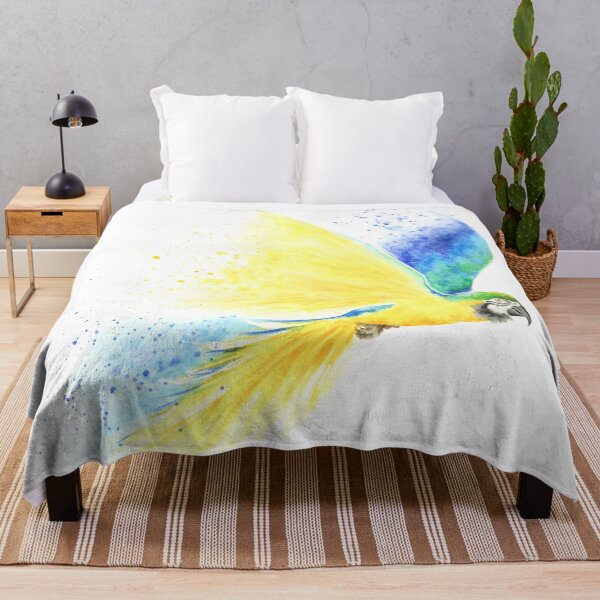 Item preview, Macaw parrot watercolour art designed and sold by Lianne Marie.