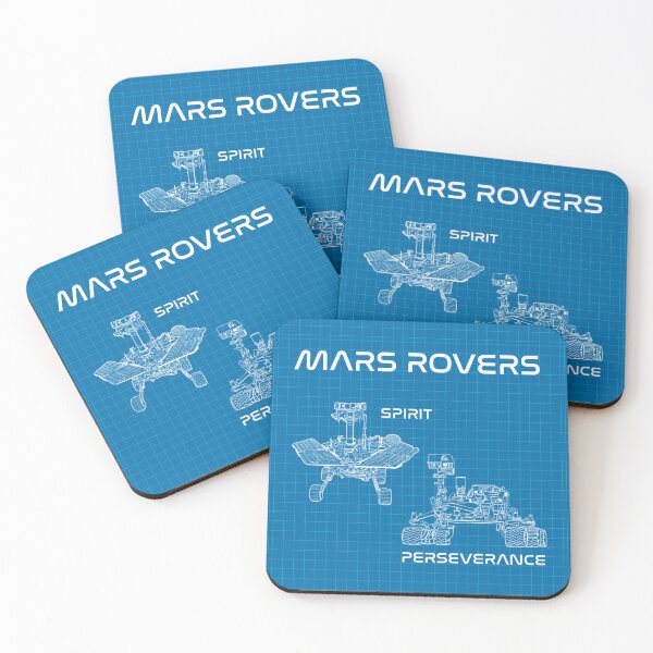 Item preview, Mars Rovers Spirit and Perseverance  designed and sold by BlueDoorStudio.