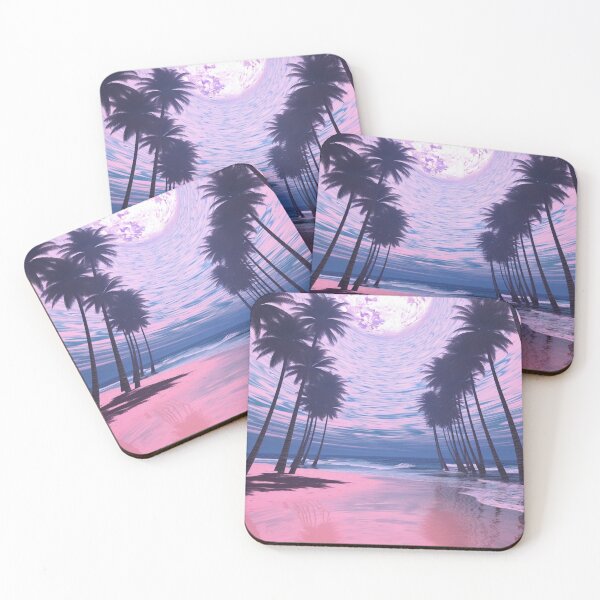 Item preview, Tranquil Oasis: Psychedelic Beach Art with Palewave Vibes designed and sold by OdysseyArtworks.