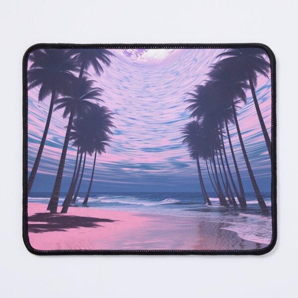 Item preview, Tranquil Oasis: Psychedelic Beach Art with Palewave Vibes designed and sold by OdysseyArtworks.