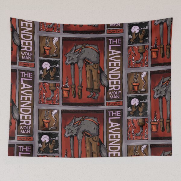 Item preview, The Lavender Wolf Man designed and sold by hxppyhxt.