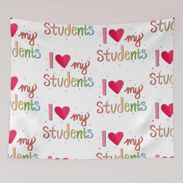 Item preview, I Love My Students | Teacher | Teaching | Educator | Back to School designed and sold by ShoniwDesigns.
