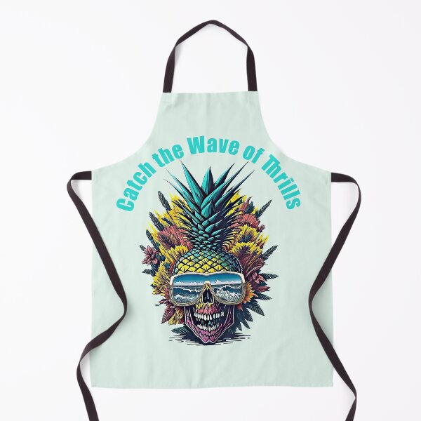 Item preview, Copy of Summer color in skull Pineapple face, fruit summer, retro style designed and sold by Collagedream.