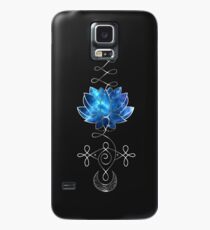 Lotus Unalome - Blue Galaxy Case/Skin for Samsung Galaxy