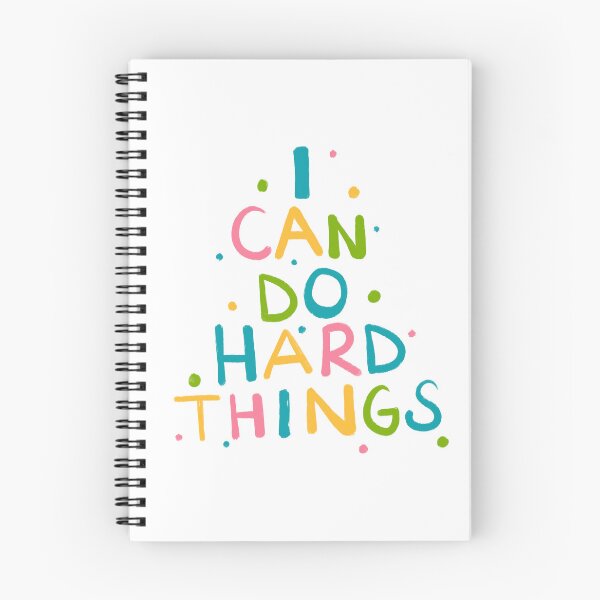 Aperçu de l'œuvre I Can Do Hard Things | Teacher | Teaching | Educator | Back to School | Motivation créée et vendue par ShoniwDesigns.