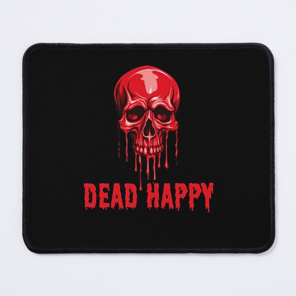 Item preview, Colorful Dripping Skull | Dead Happy | Graffiti Skull designed and sold by CoolHippoQuotes.
