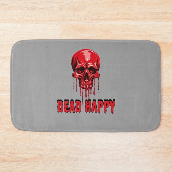 Item preview, Colorful Dripping Skull | Dead Happy | Graffiti Skull designed and sold by CoolHippoQuotes.