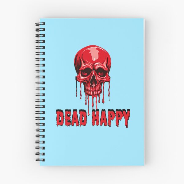 Item preview, Colorful Dripping Skull | Dead Happy | Graffiti Skull designed and sold by CoolHippoQuotes.