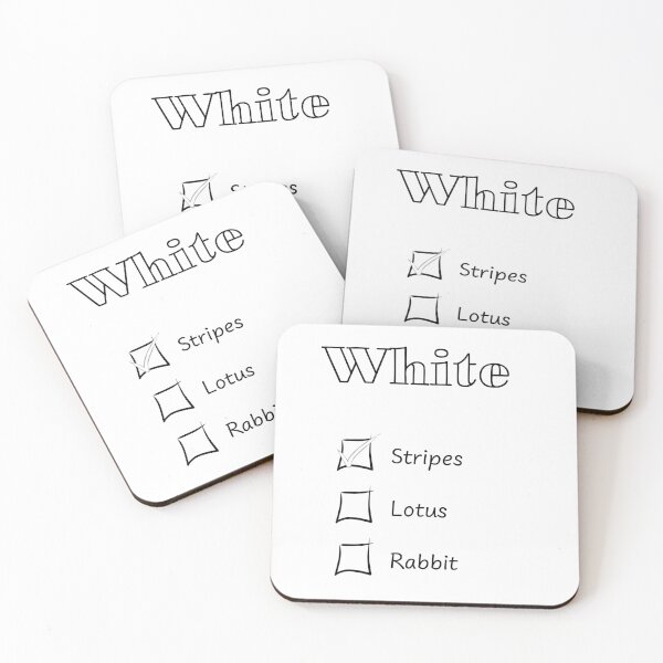 Item preview, The Answer is White Stripes designed and sold by CreativeBurrow.