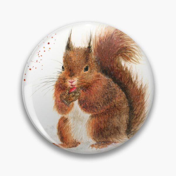 Item preview, Squirrel watercolour art designed and sold by Lianne Marie.