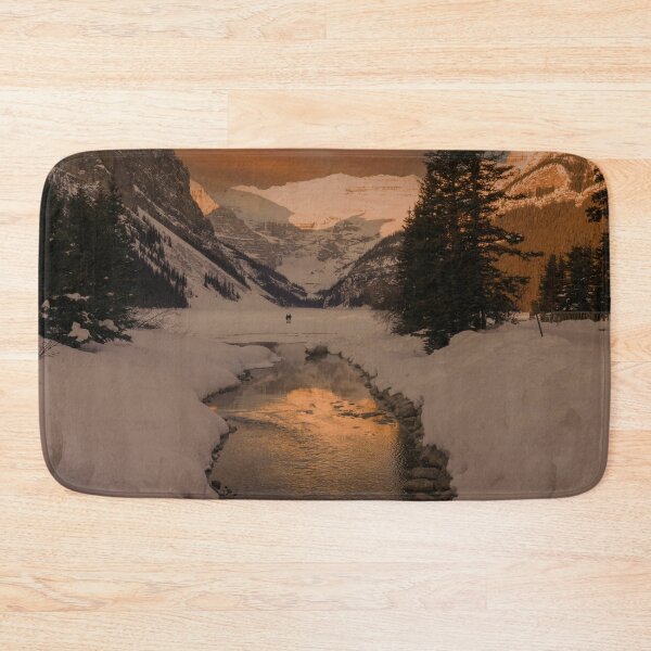 Item preview, Lake Louise at Sunset Serene Beauty and Frozen Tranquillity designed and sold by rawshutterbug.