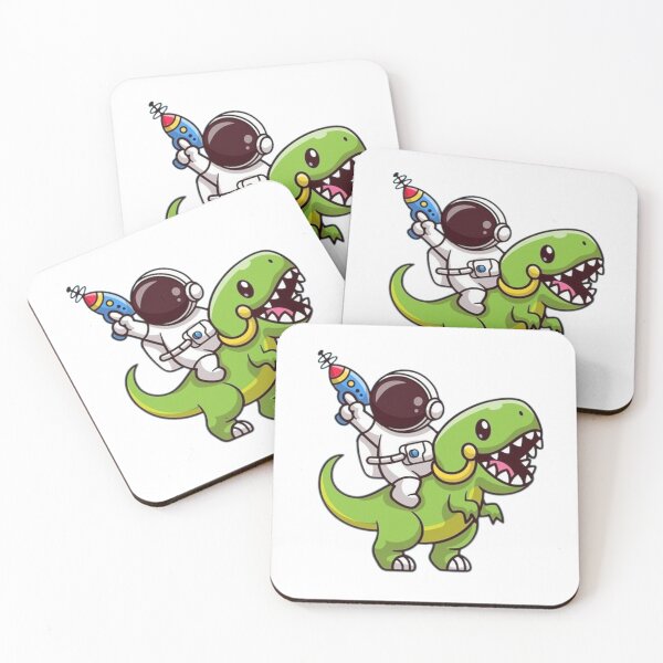 Item preview, Astronaut with blaster on dinosaur designed and sold by Stre1f.
