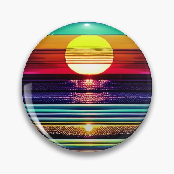 Artikelvorschau, 80er Jahre Neon Abstract Beach Serenity 46 entworfen und verkauft von Benito Del Ray.