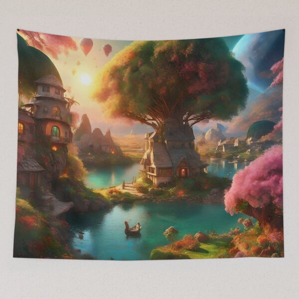 Item preview, A comforting village designed and sold by castortuko.