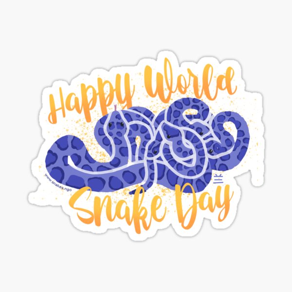 World Snake Day 2023 Sticker
