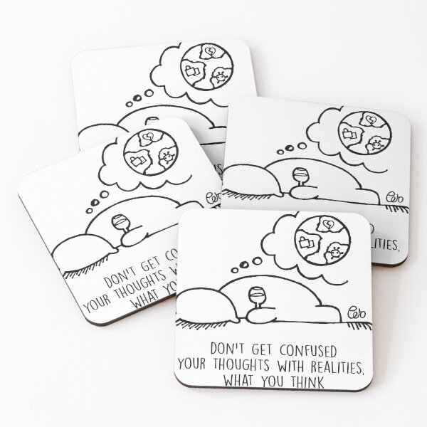 Item preview, thoughts vs reality designed and sold by Petope  Ilustra.