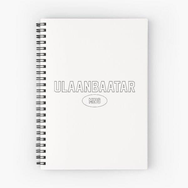 Item preview, Ulaanbaatar MNG / Black Outline designed and sold by PEK1787.