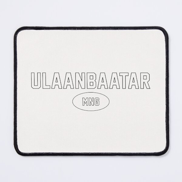 Item preview, Ulaanbaatar MNG / Black Outline designed and sold by PEK1787.