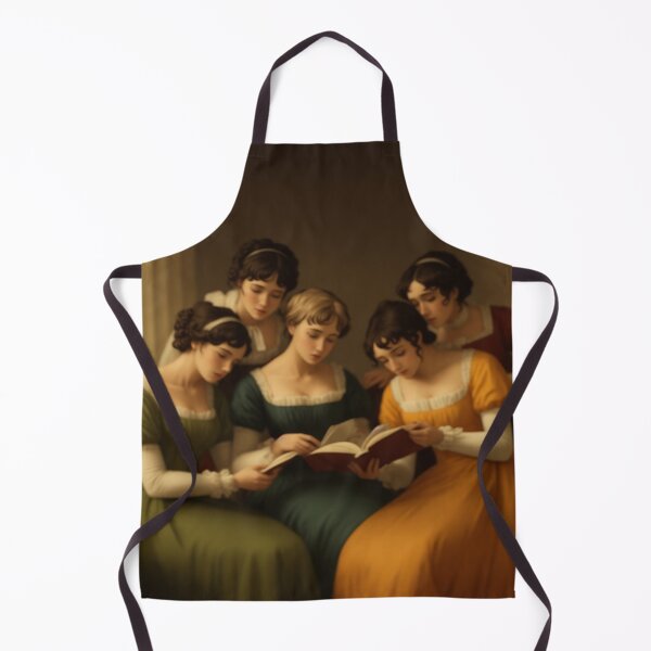Item preview, The Bennet Sisters At Home Pride And Prejudice Inspired Art designed and sold by CDC40.