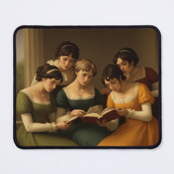 Item preview, The Bennet Sisters At Home Pride And Prejudice Inspired Art designed and sold by CDC40.