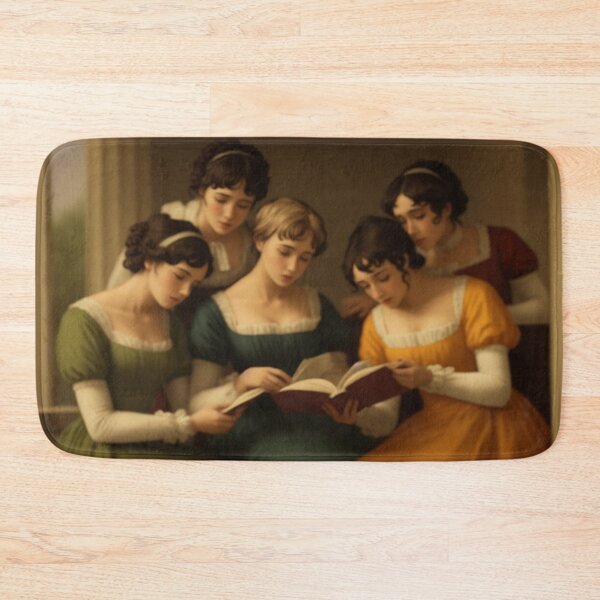 Item preview, The Bennet Sisters At Home Pride And Prejudice Inspired Art designed and sold by CDC40.