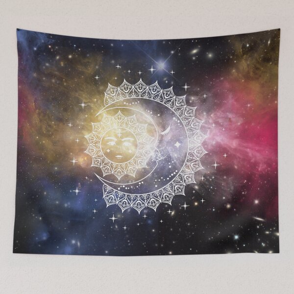 Item preview, Mystic Aesthetic Sun and Moon in Universe designed and sold by Trish Dish.