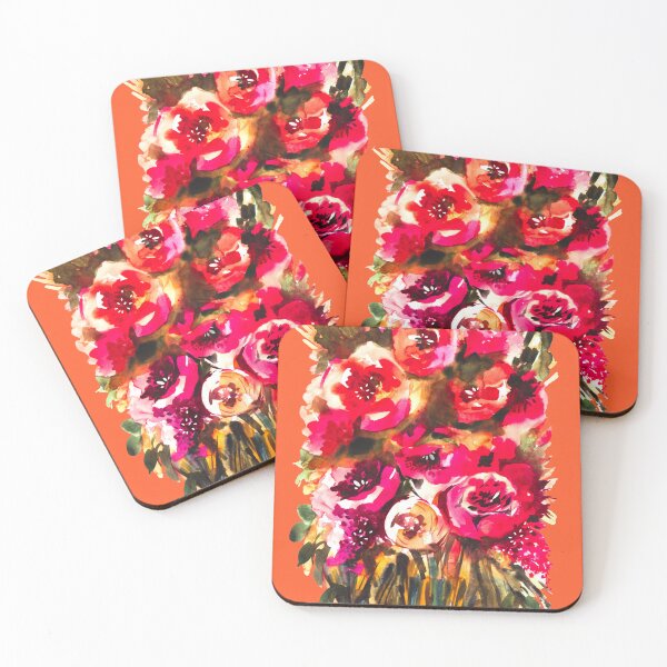 Item preview, Flower field, summer florals designed and sold by IngaDesign.