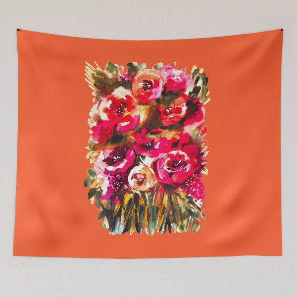 Item preview, Flower field, summer florals designed and sold by IngaDesign.