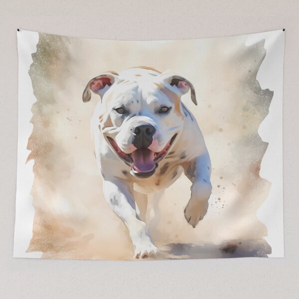 Item preview, American Bulldog-Watercolor designed and sold by Jdelgado813.