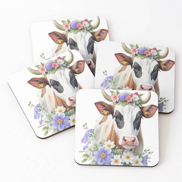 Item preview, A Cow With Flowers   designed and sold by Mo-rx.
