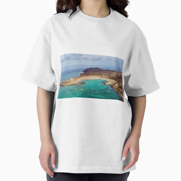 Isla de Lobos Canary Islands Spain Island  Oversized T-Shirt