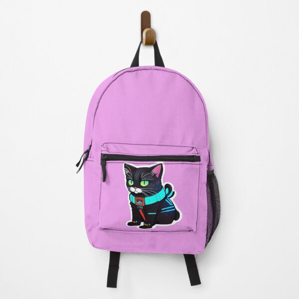 Item preview, Kawaii Cat Anime Cyberpunk Kitty designed and sold by CyberArtWorld.