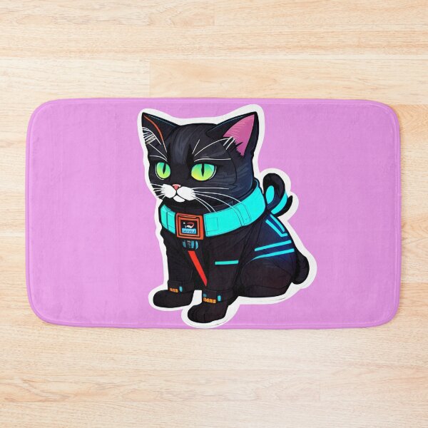 Item preview, Kawaii Cat Anime Cyberpunk Kitty designed and sold by CyberArtWorld.
